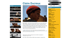 Desktop Screenshot of claireducreux.com